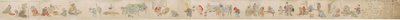 Japanese Scroll Depicting Yokai Betrothal, Marriage, and Home Life by Unknown